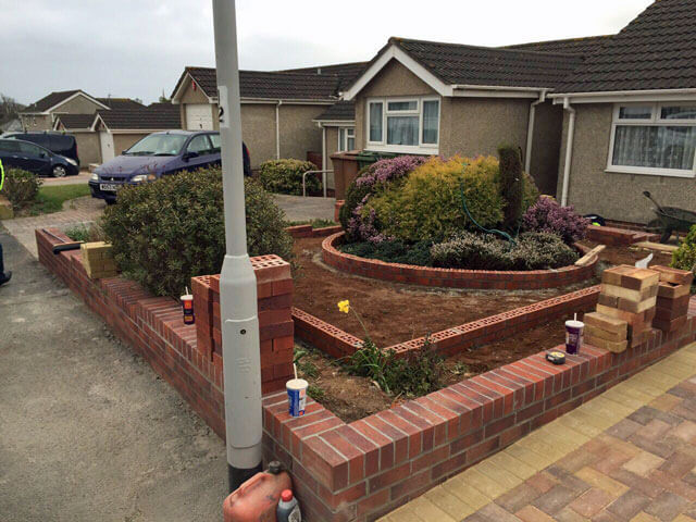 garden wall Landscaping Plymouth